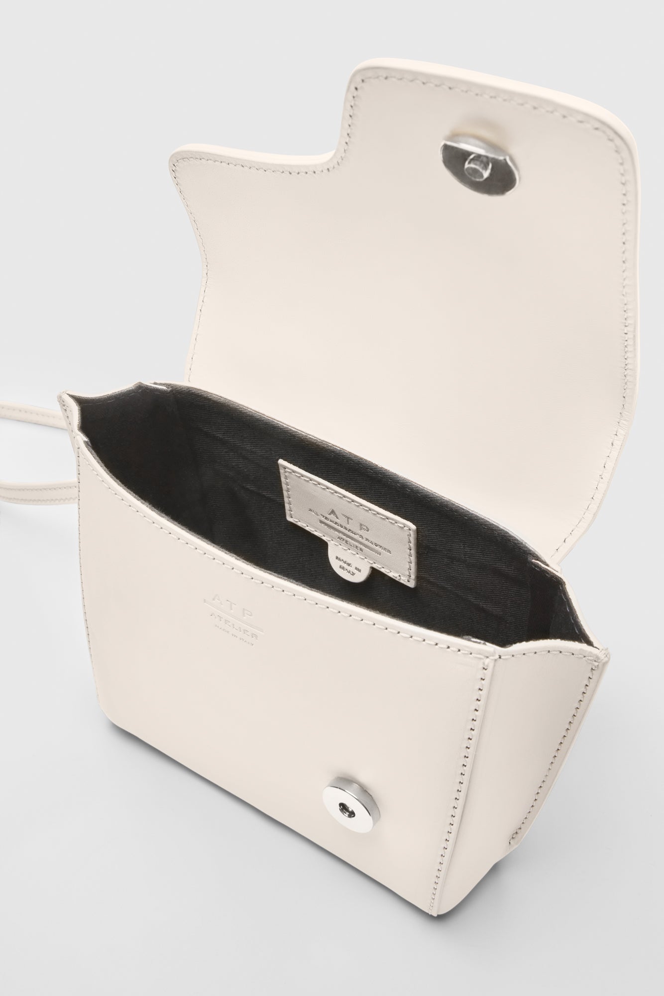 Montalbano Linen Leather/Nappa Mini handbag